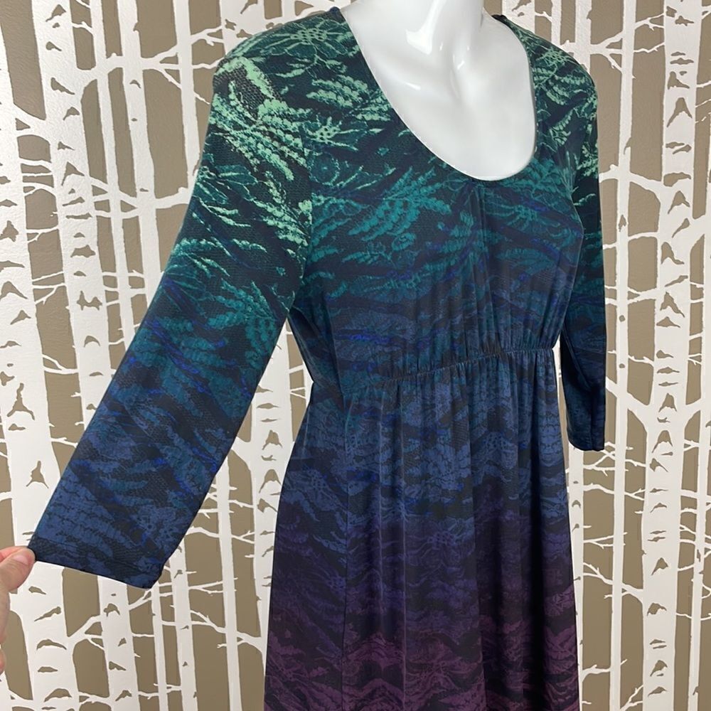 Soma Ombre Abstract Print Dress sz S